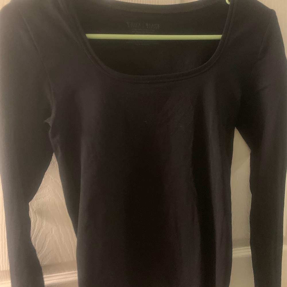 White House black market basic long sleeved tee